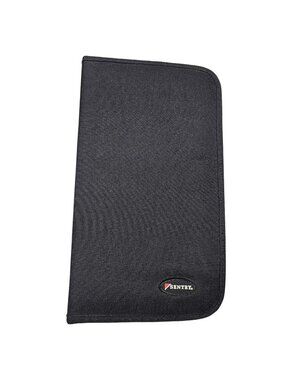 Sentry 96-Disc CD/DVD/Game Holder Portable Storage Carry Case - Black Nylon